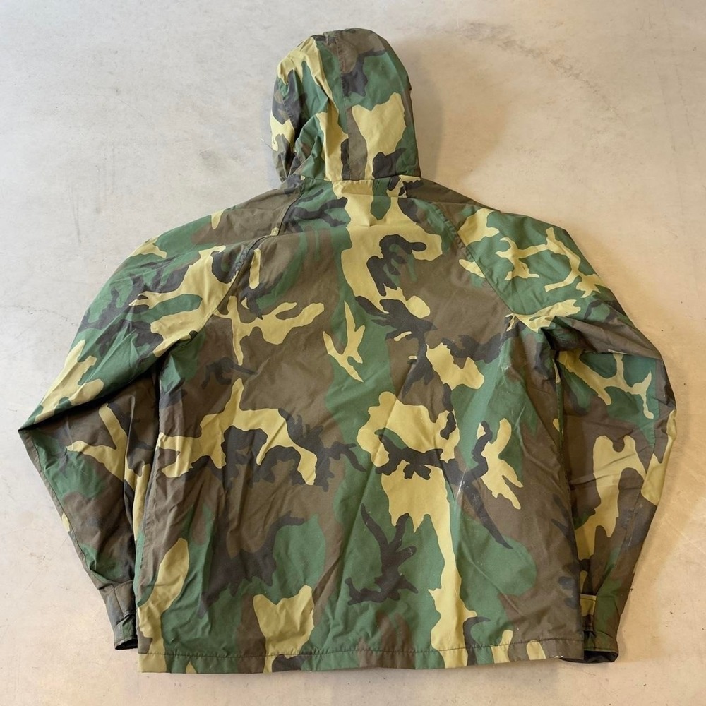 US Calvary Military Cold Weather Parka Gore-Tex Woodland Camouflage Parka Size L - Picture 4 of 7